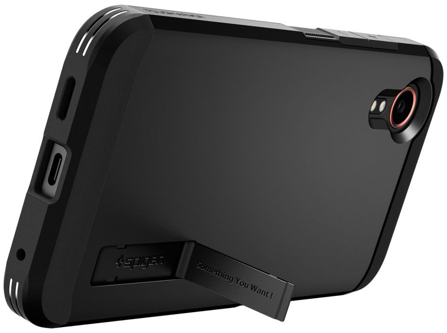 Etui od marki Spigen z serii Tough Armor do Galaxy XCover 7, czarne